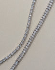 8ct Oval Lab Diamond Tennis Bracelet