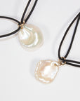Petal Pearl Adjustable Cord Necklace