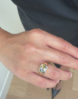 One-of-a-Kind Bi-Color Sapphire Bela Ring