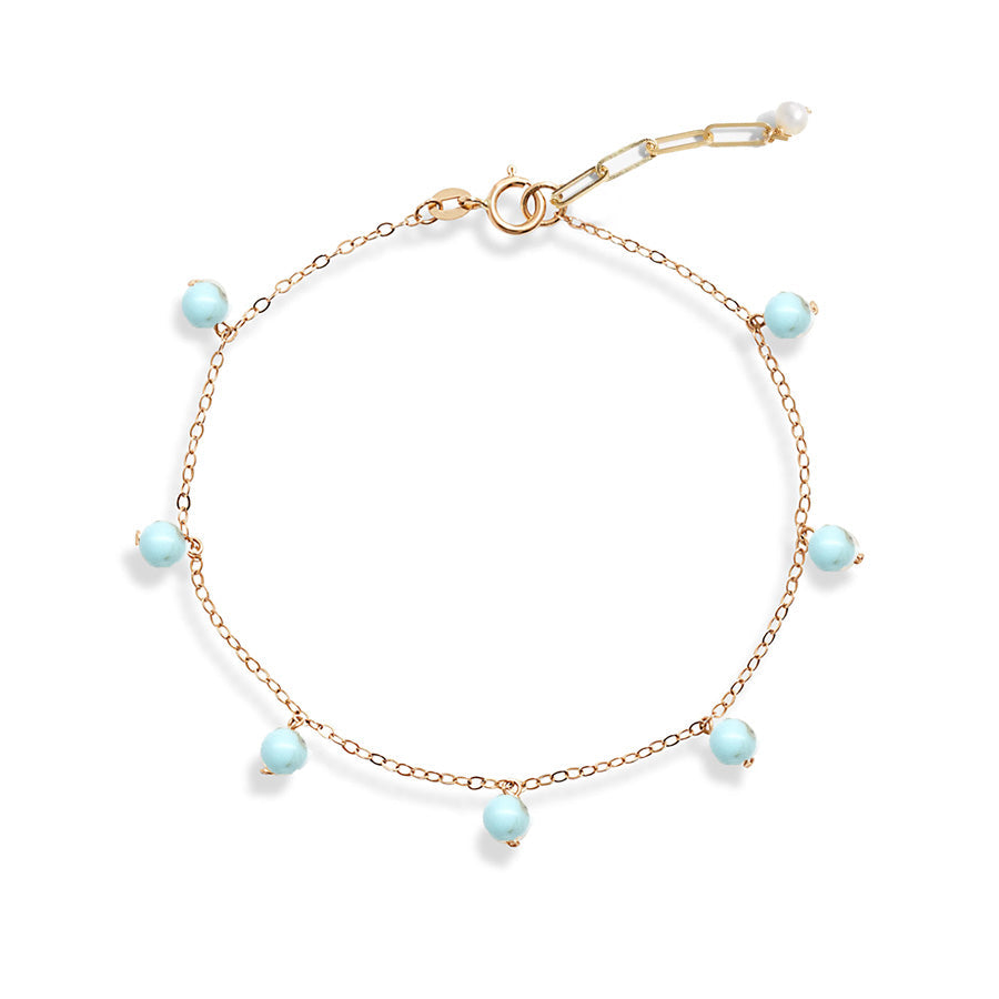 Turquoise Station Anklet