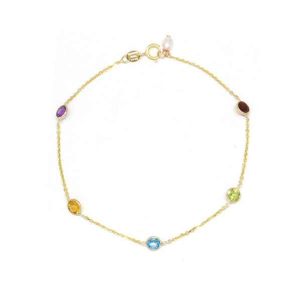 Rainbow Gem Bracelet