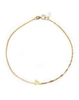 Number Contrast Chain Bracelet