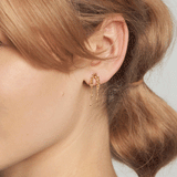 Shimmer Beaded Cluster Earrings