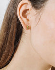 Marquise Gem Stud Earring (Single)