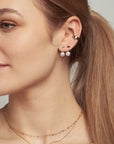 Gold Ear Cuff 4mm