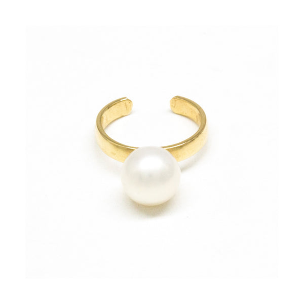 Single Pearl Ear Cuff 2mm