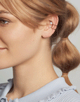 Double Pearl Ear Cuff