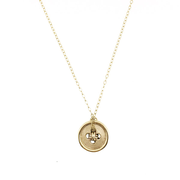 Cute As A Button Necklace