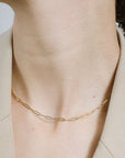 Petite Paperclip Link Necklace