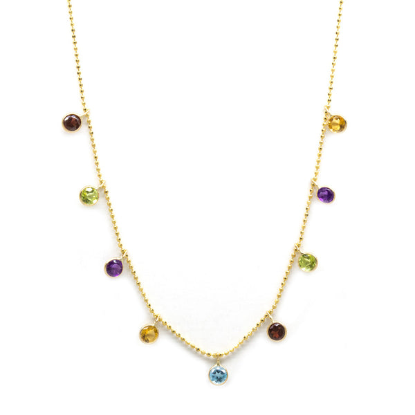 Rainbow Gem Necklace