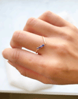 Open V Gem Ring