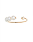 Triple Baby Pearl Diamond Ring