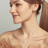 Petal Pearl Pendant Necklace