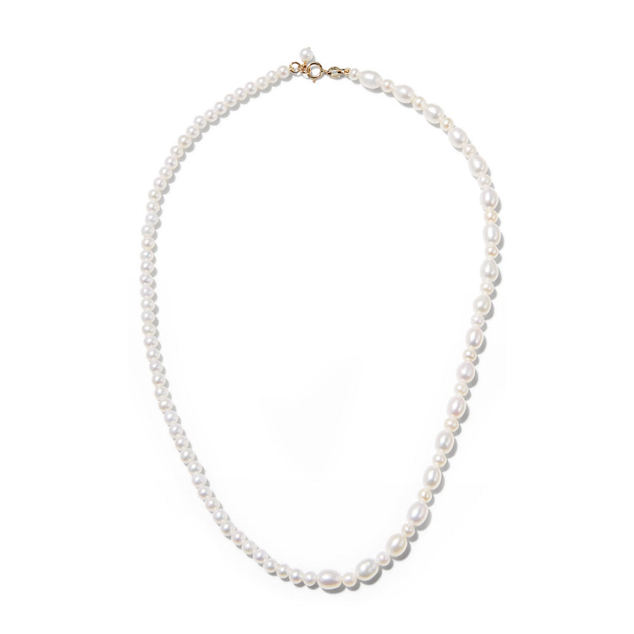 Mixed Pearl Strand Necklace