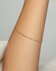 18K Contrast Beaded Bracelet