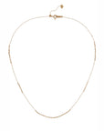 18K Short Shimmer Adjustable Necklace