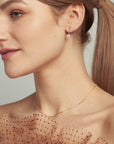 18K Short Shimmer Adjustable Necklace