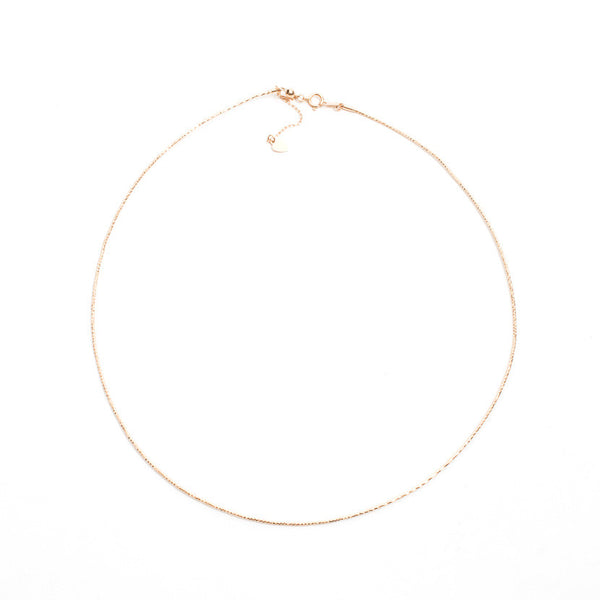 18K Skinny Choker Necklace