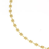 18K Bead Flower Necklace