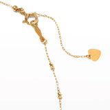 18K Spaced Duo Shimmer Bead Necklace