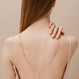 18K White Gold Shimmer Necklace