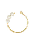 Triple Baby Pearl Diamond Ring