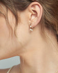 Baby Pearl Wrap Around Earrings