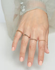 Contrast Bead Duo Ring
