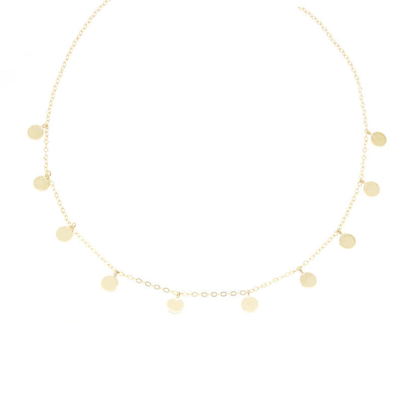 14K Confetti Necklace