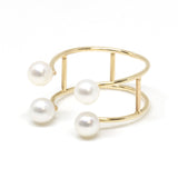 Double Baby Pearl Open Ring