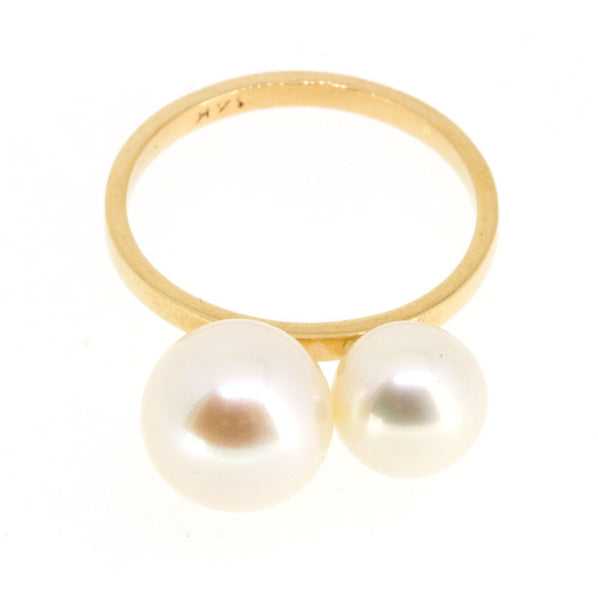 Double Pearl Ring