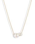 Double Pearl Necklace