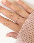 Double Gem Ring
