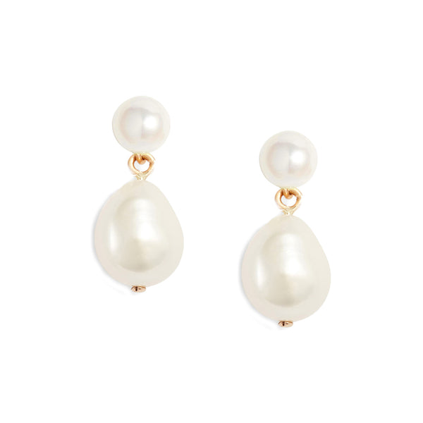 Pearl Baroque Duo Earrings