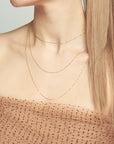 Petite Oval Shimmer Necklace