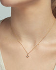 Diamond Dome Pendant Necklace