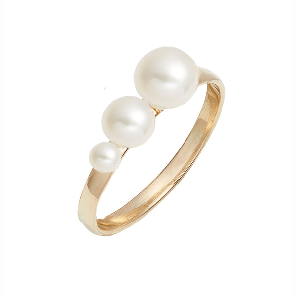 Gradual Pearl Ring