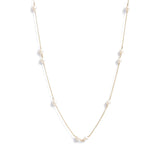 Spaced Keshi Pearl Necklace