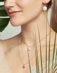 Square Baguette Necklace