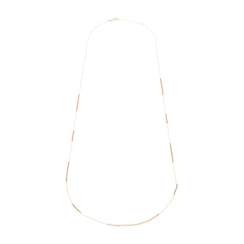 18K Yellow Gold Shimmer Necklace