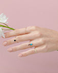 Dewdrop Gem Diamond Ring