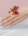 Open Pearl Ring