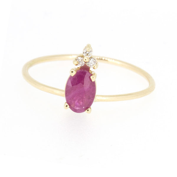 Ruby Diamond Ring