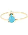 Dewdrop Gem Diamond Ring
