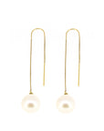 Pearl Drop Threader Earrings