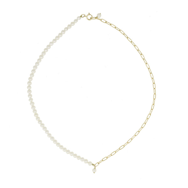 Pearl Chain Link Choker