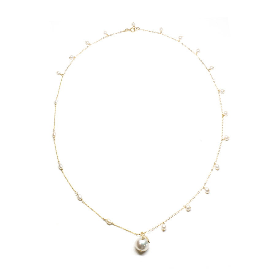 Mix Pearl Baroque Pendant Necklace – POPPY FINCH