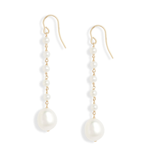 Baroque Pearl Drop Earrings