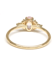 Petite Pink Morganite Diamond Ring