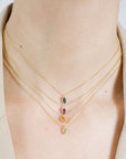 Marquise Gem Pendant Necklace